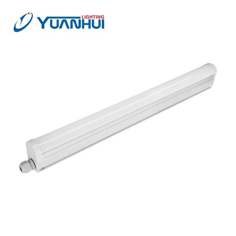 Luz de listón de aluminio llevada eficiente del tubo plano para el taller de la fábrica